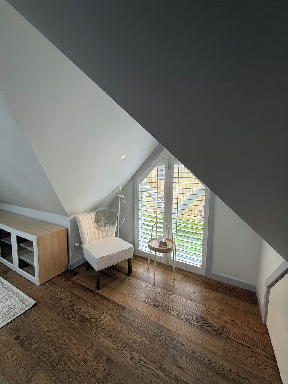 East facing bedroom nook. 