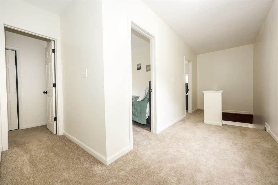 Relax hallway in the cozy queen-size bedroom, designed for comfort and tranquility, offering the perfect retreat after a long day.