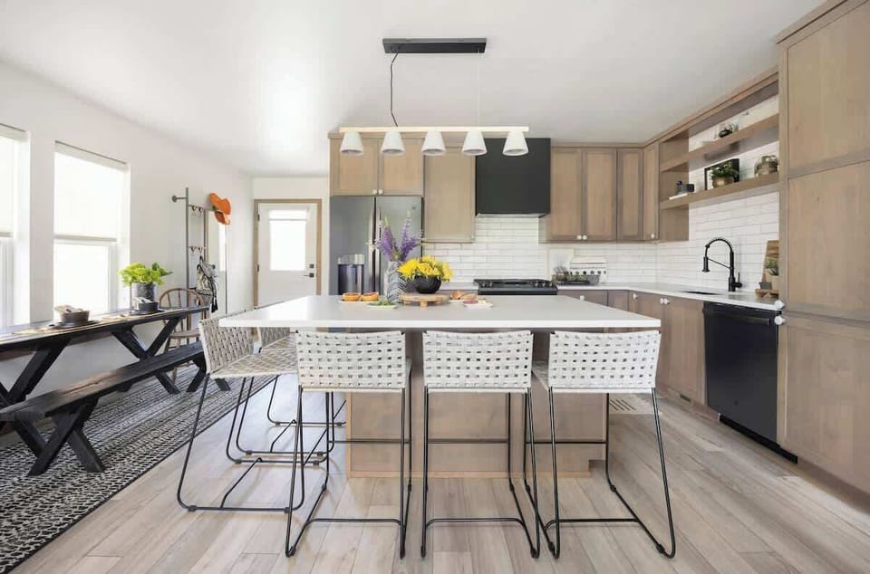 Open floor plan in the Kitchen/Living Room