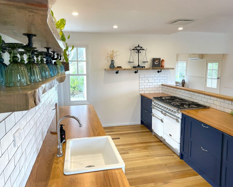 Kitchen and kitchen pantry