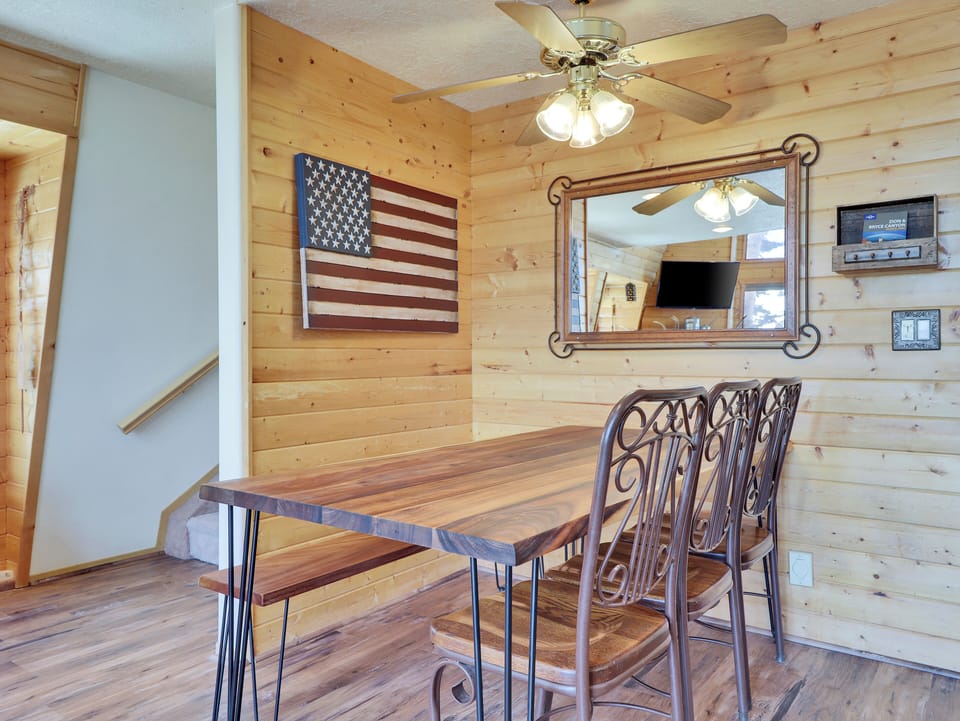 View of dining area with seating for 6