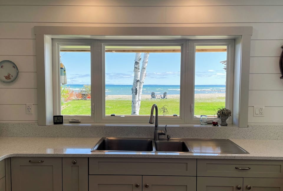 Georgian Bay View from Kitchen Window