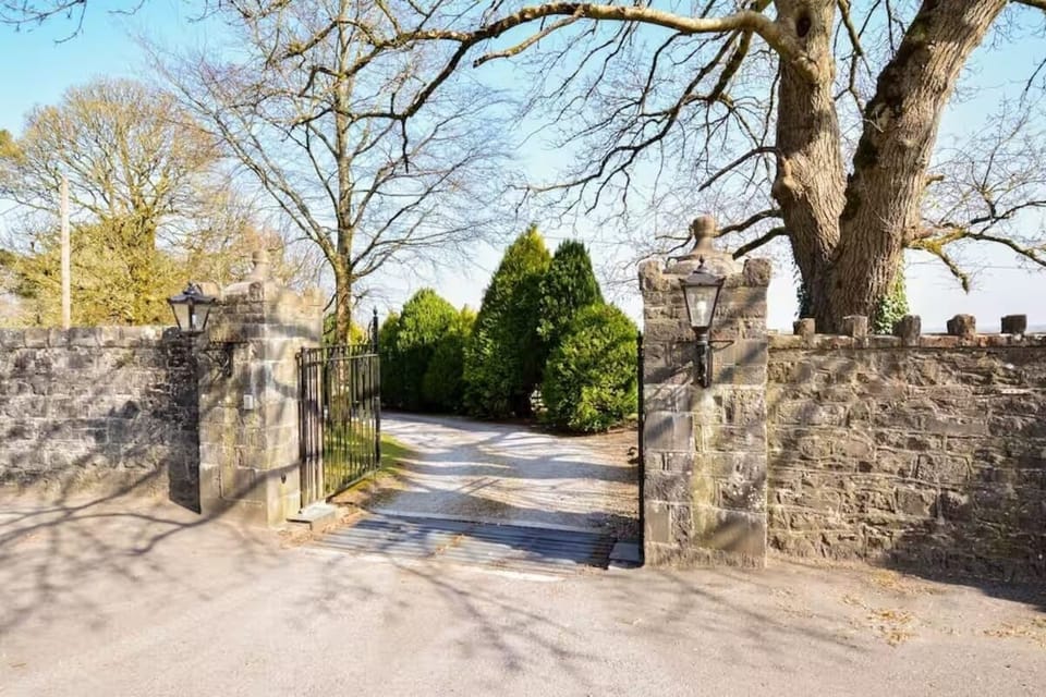 Entrance Gate - View from road.