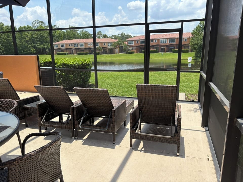 Sit and enjoy the water view!