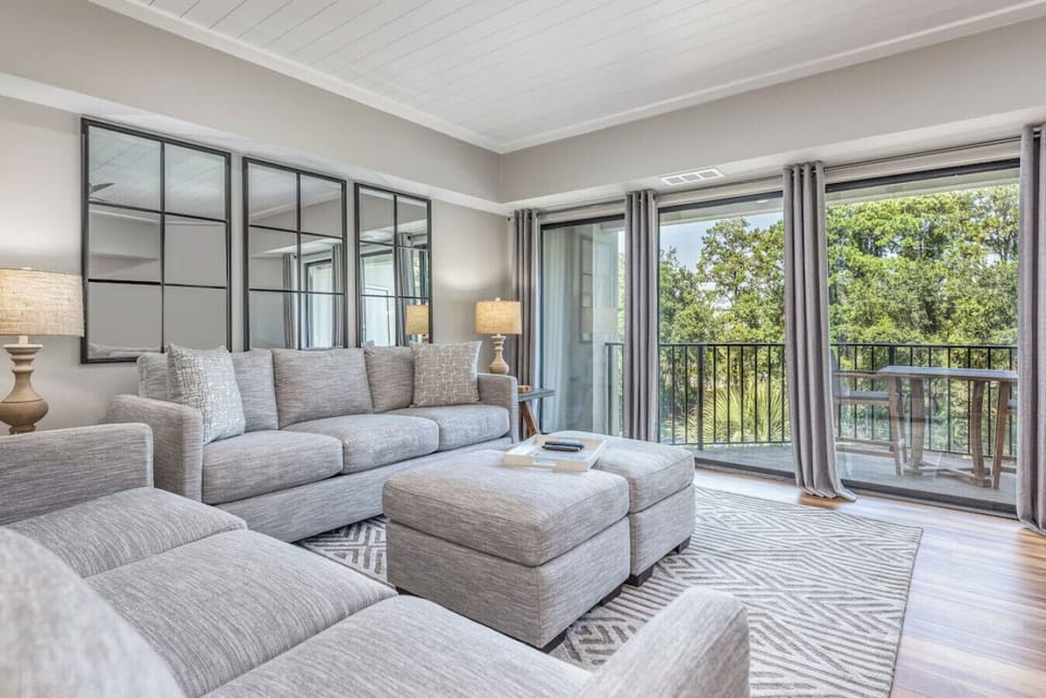 Living Area with Balcony