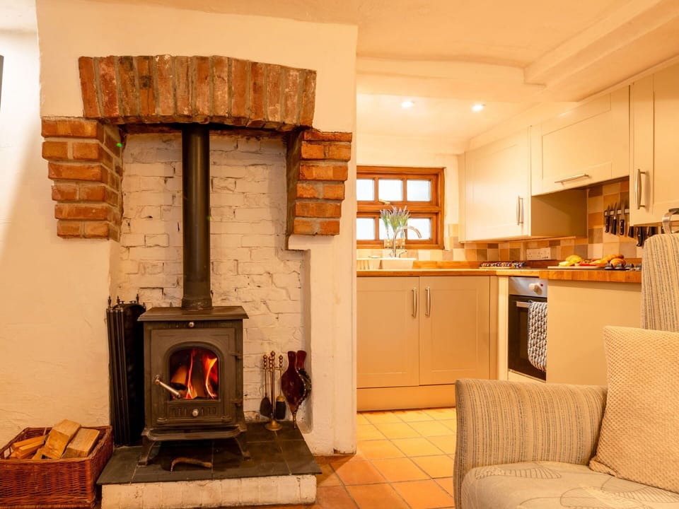 Furniture, Flooring, Interior Design, Hearth, Floor, Room, Living Room, Ceiling, Wood-Burning Stove, Fireplace