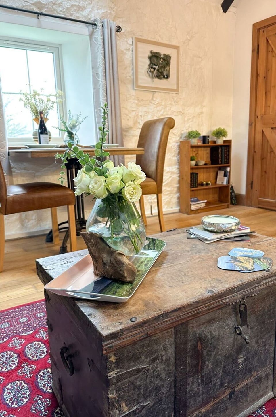 Furniture, Flooring, Wood, Floor, Interior Design, Table, Lighting, Room, Home, Wood Flooring