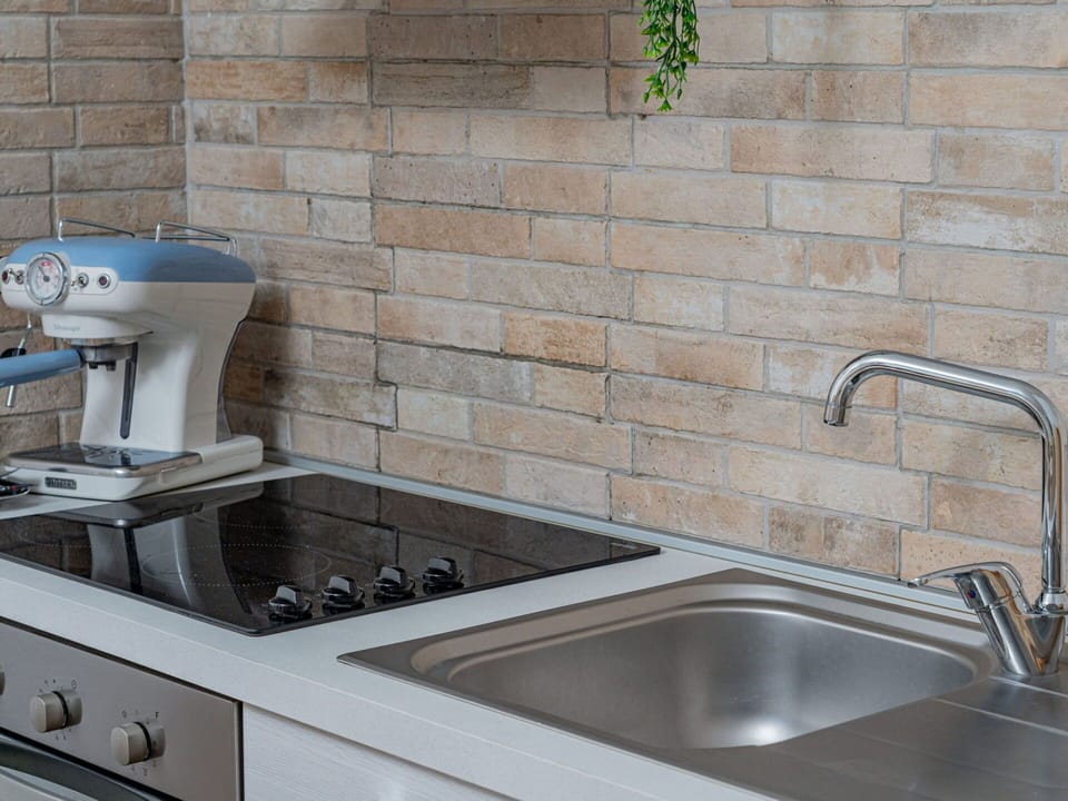 Kitchen Sink, Tap, Property, Photograph, Sink, Plumbing Fixture, Plant, Line