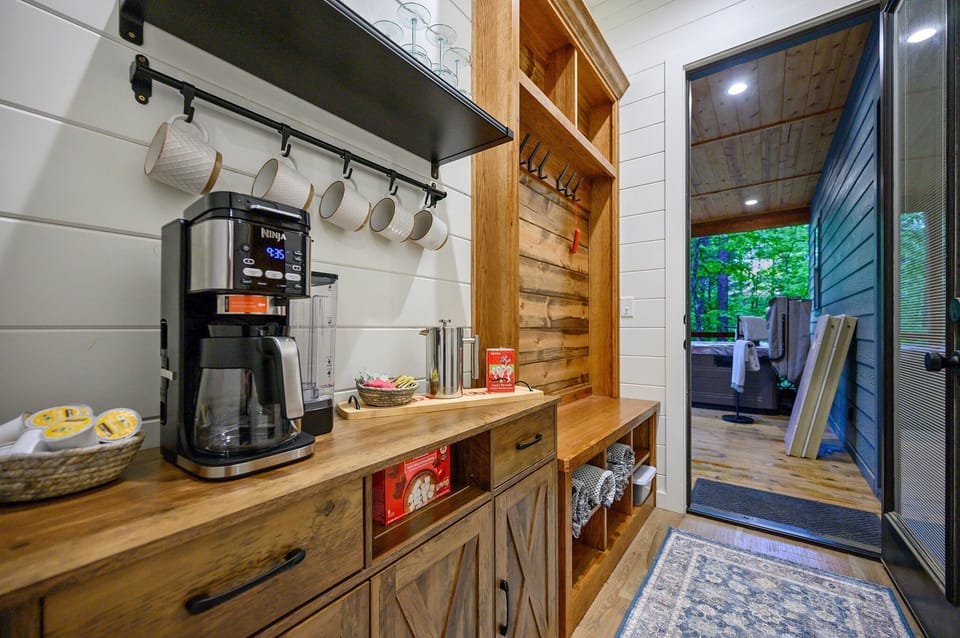 Coffee Bar with coffee and hot chocolate
