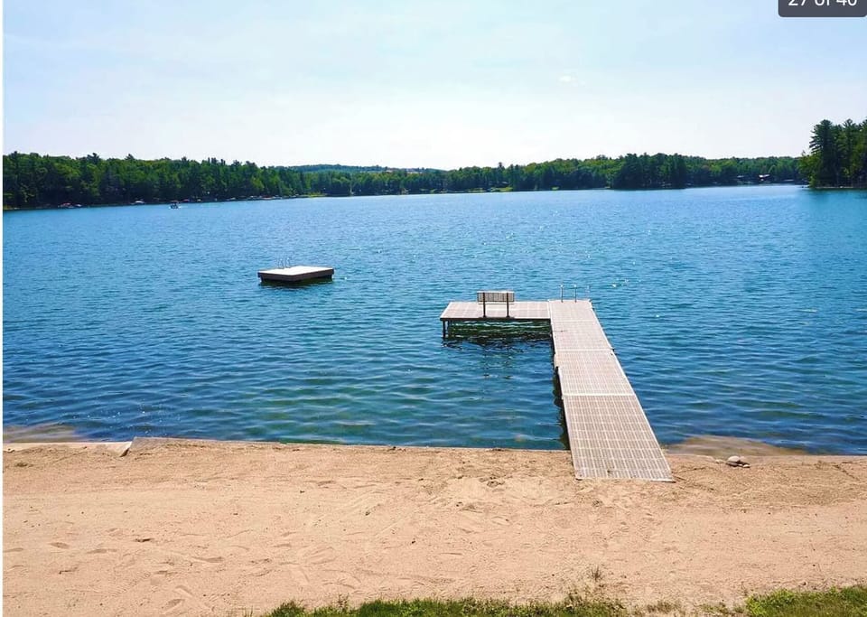 Beach and dock view