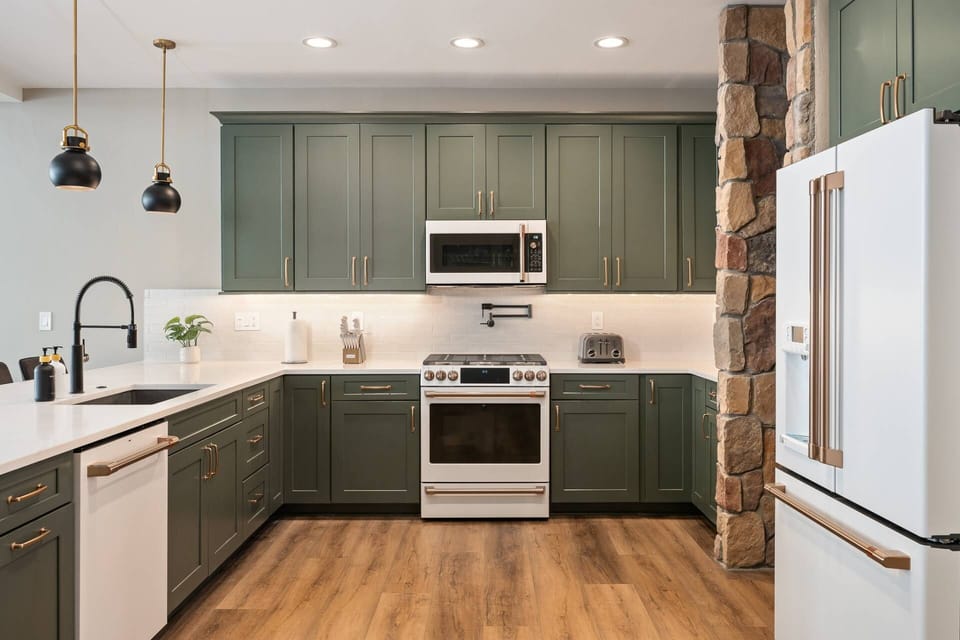 This rental is designed and decorated with great care. Each room has its own personality.