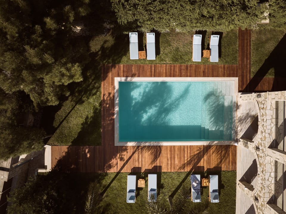 Marvel at the stunning panoramic vista of our villa