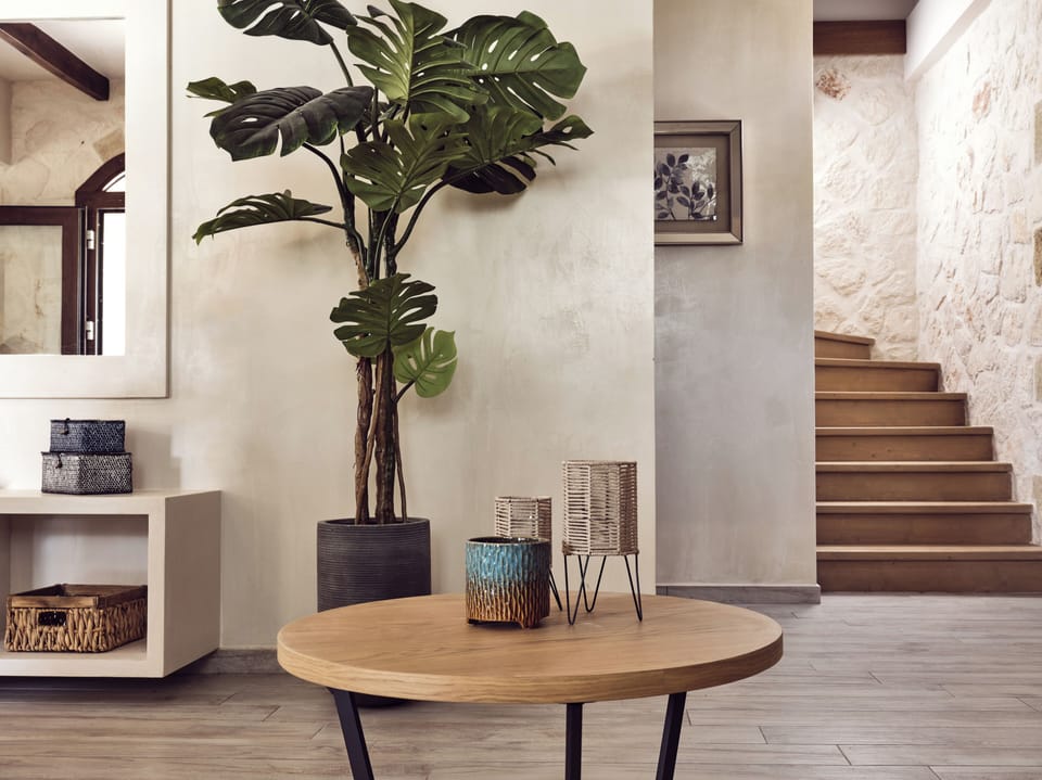 Living room decoration details. 