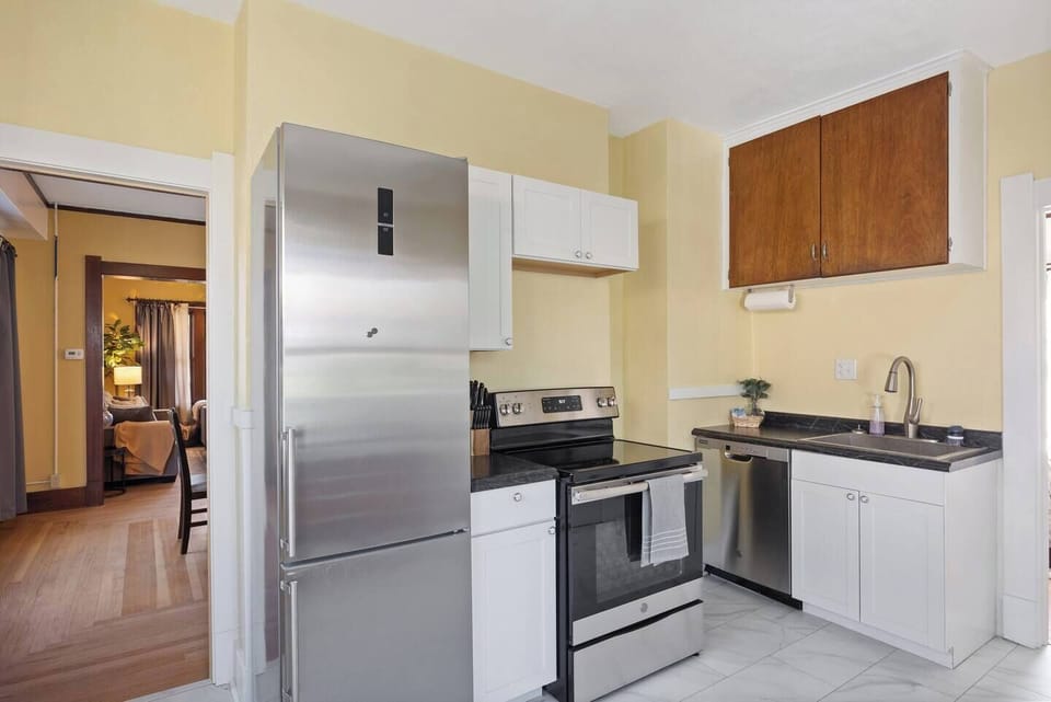 All appliances you may need to stay in and cook.