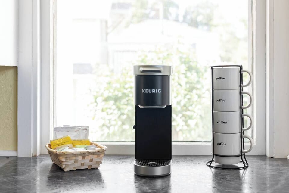 Enjoy your cup of coffee after a good night's sleep.