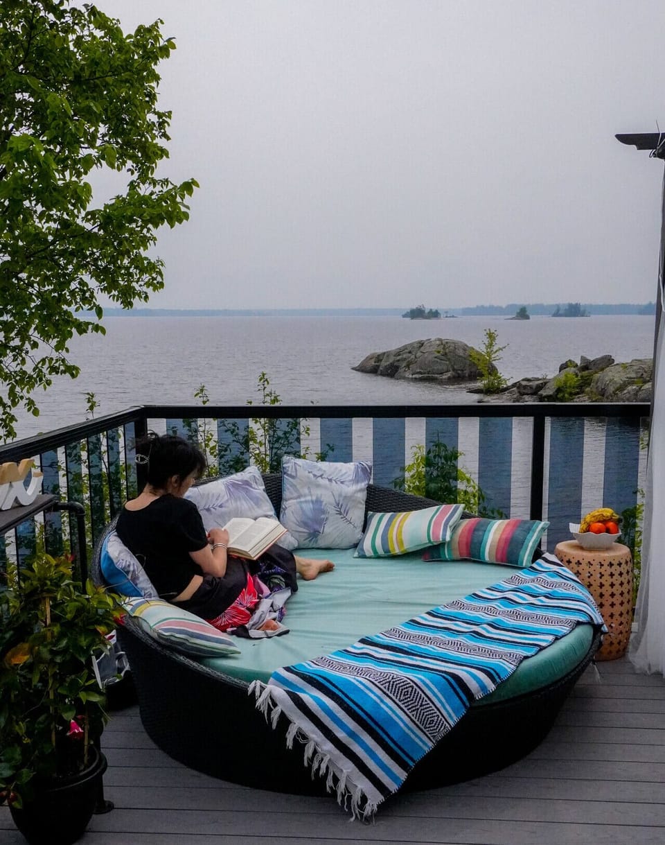 Roof Top Terrace with full lake view