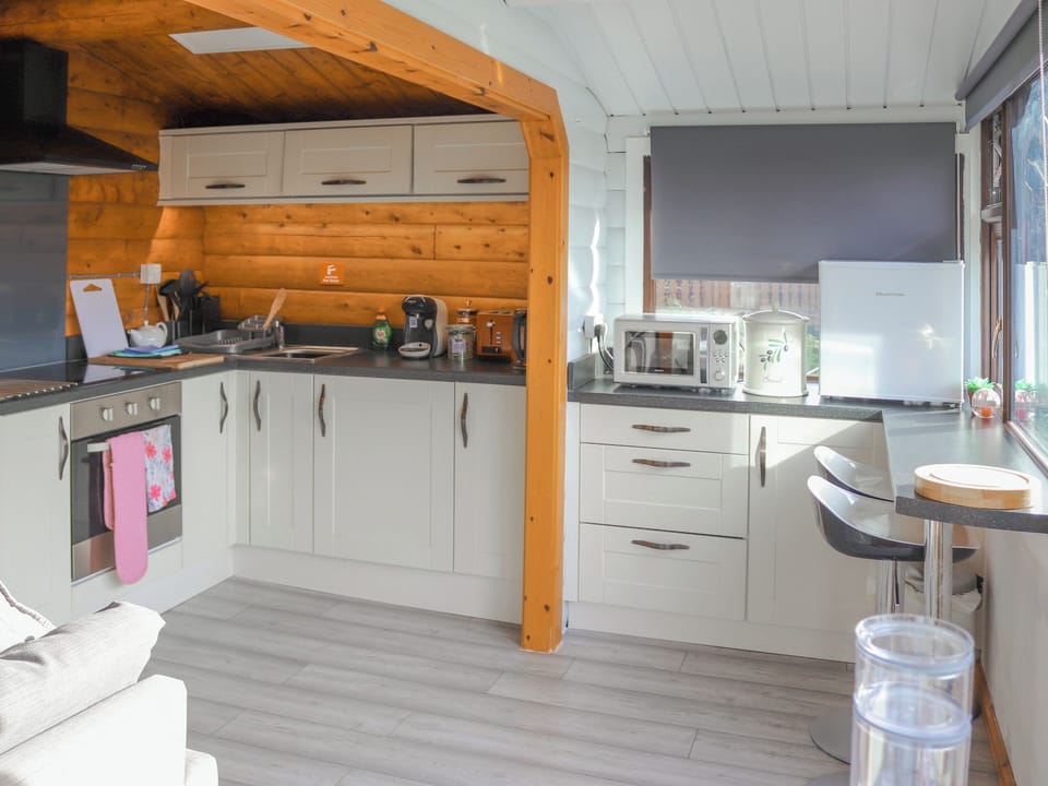 Kitchen | Babbling Brook Lodge, Trawsfynydd