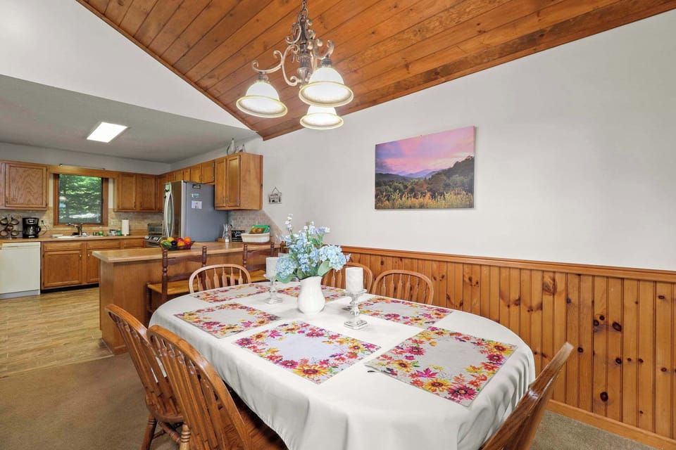 Dine in seamless comfort! The dining area is conveniently located beside the kitchen and living room, providing the perfect setting for a delightful home-cooked meal with expansive open windows if you opt for a cozy night in.
