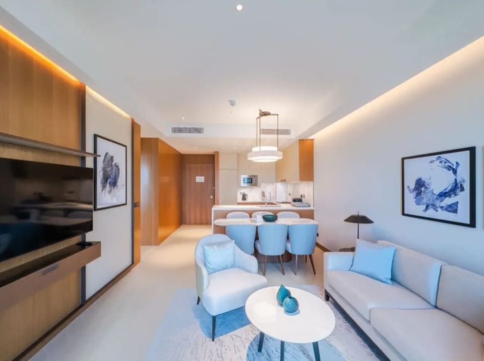 Living, and Dining area