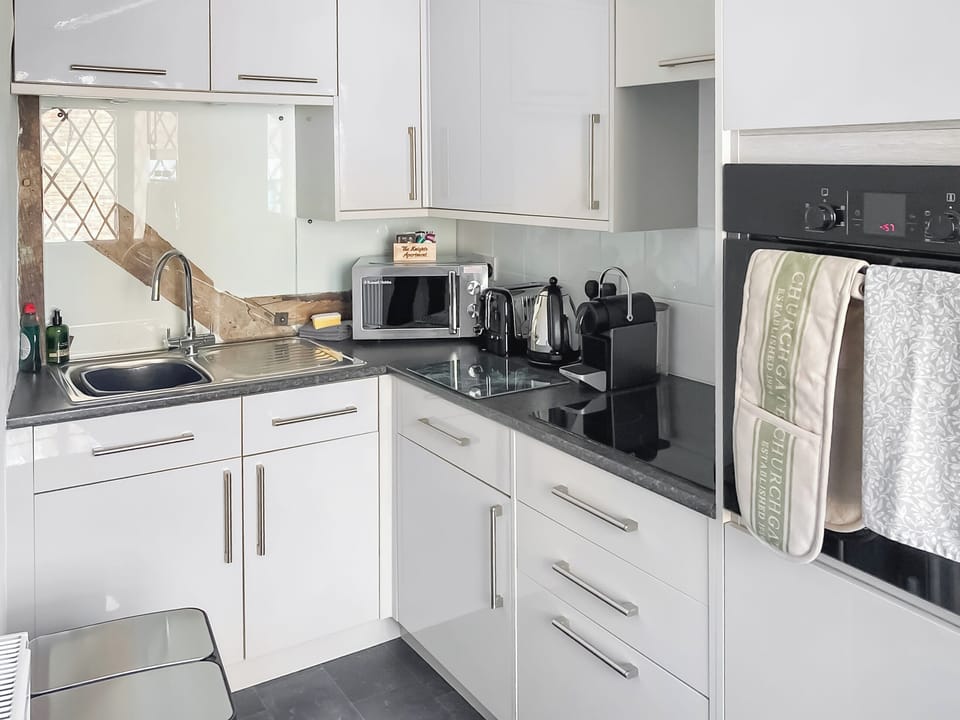 Kitchen | The Knights Apartment, Eastbridge Hospital - Eastbridge Canterbury, Canterbury