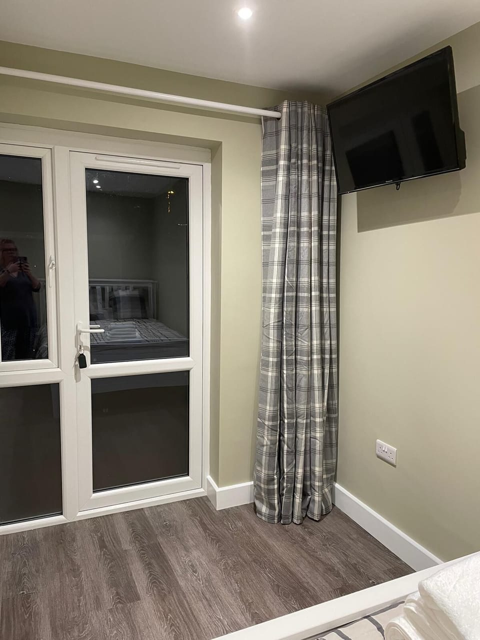 TV and doors
