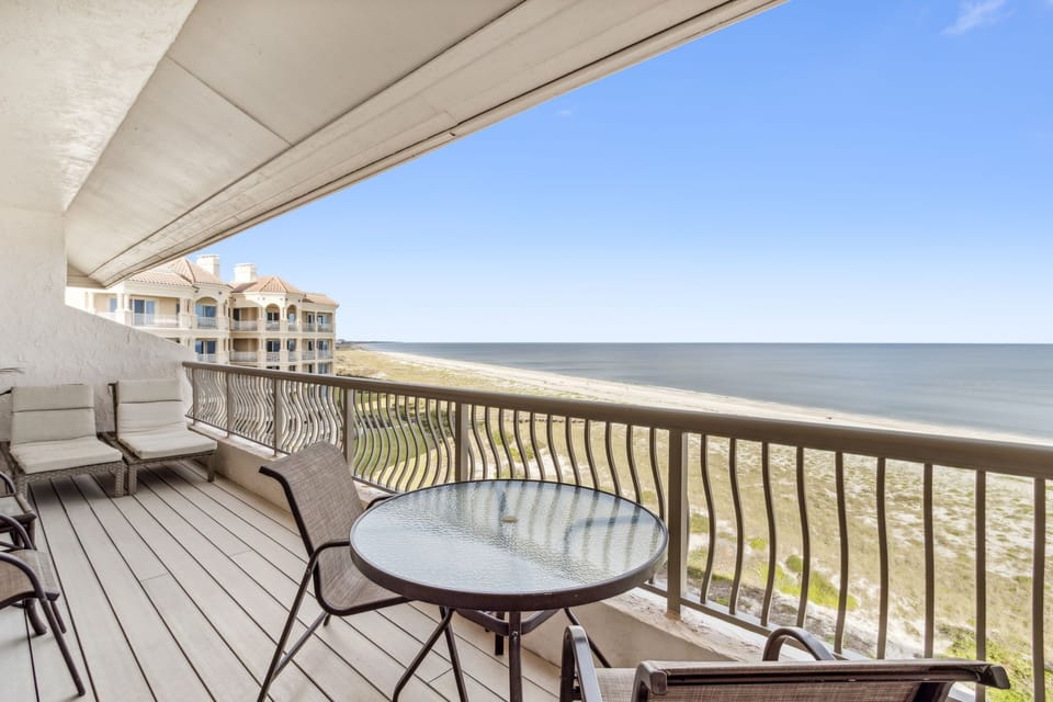 Dine Alfresco on Your Private Balcony overlooking the Atlantic Ocean