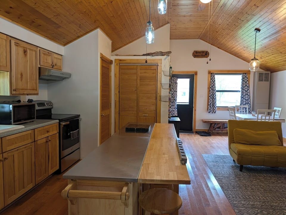 Kitchen looking from the bedroom 