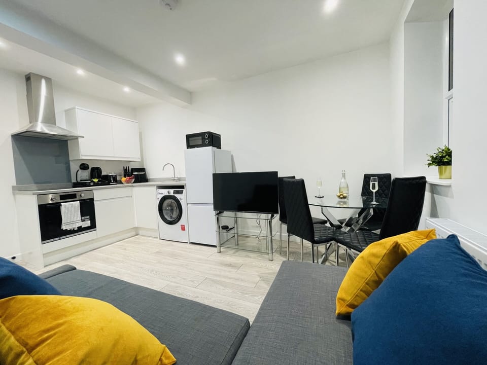 Modern Lounge with Large Sofa-bed