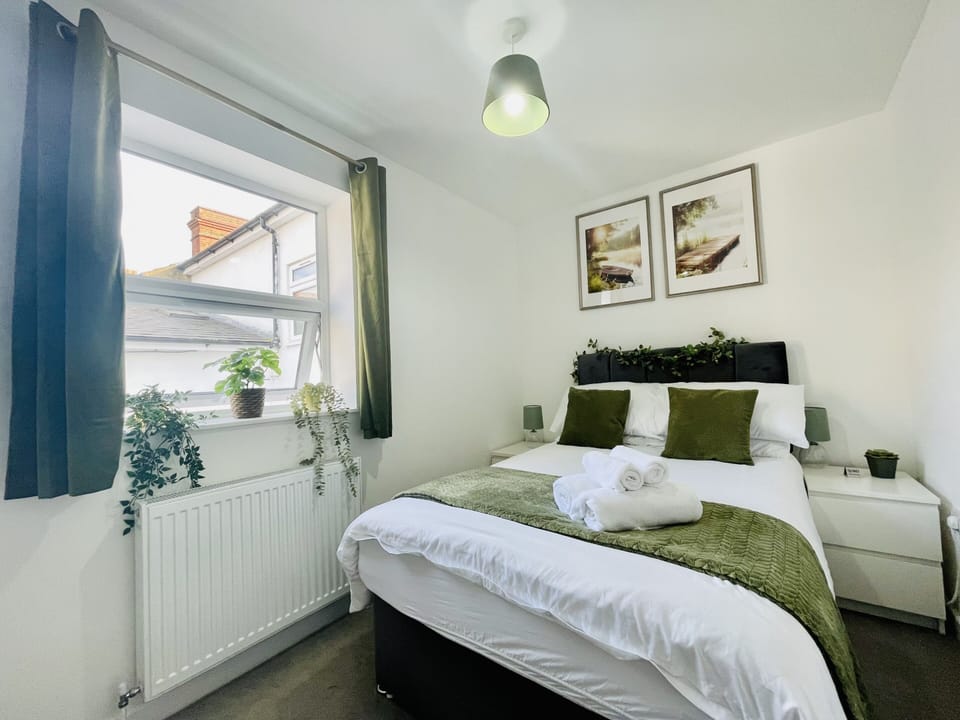 Comfortable & Modern, Nature Inspired Bedroom