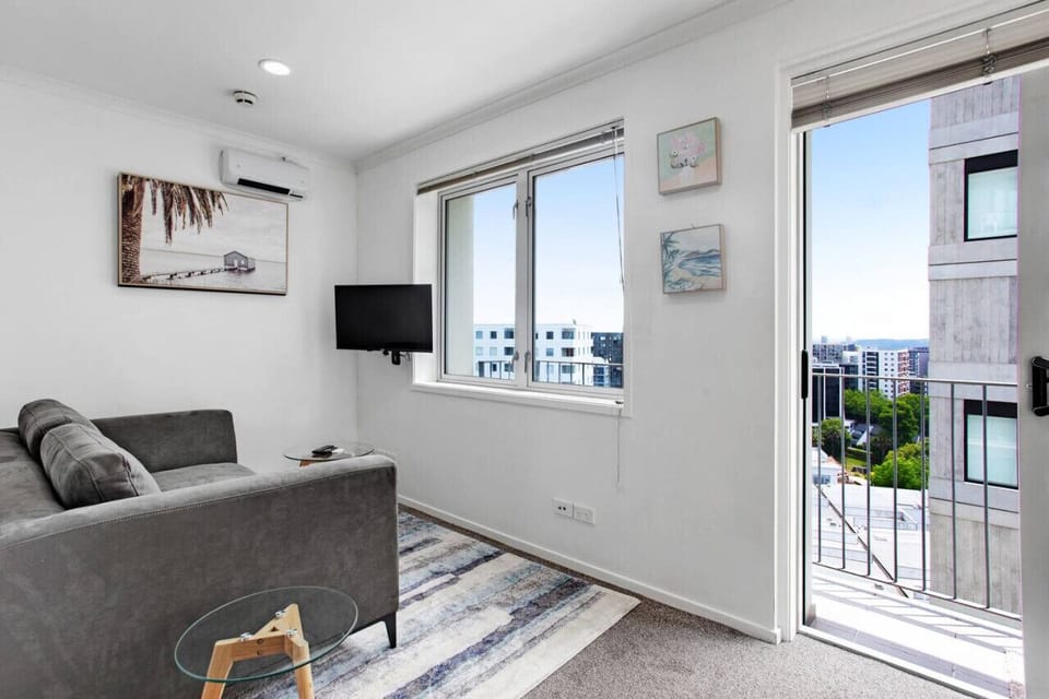 Open the ranch slider door to get that indoor/outdoor flow onto the balcony.