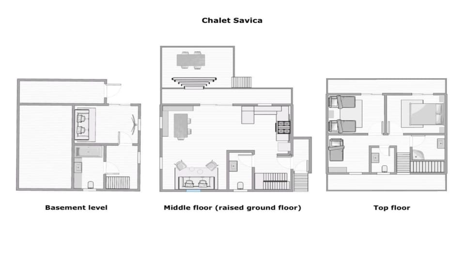 Chalet Ceri - floor plan