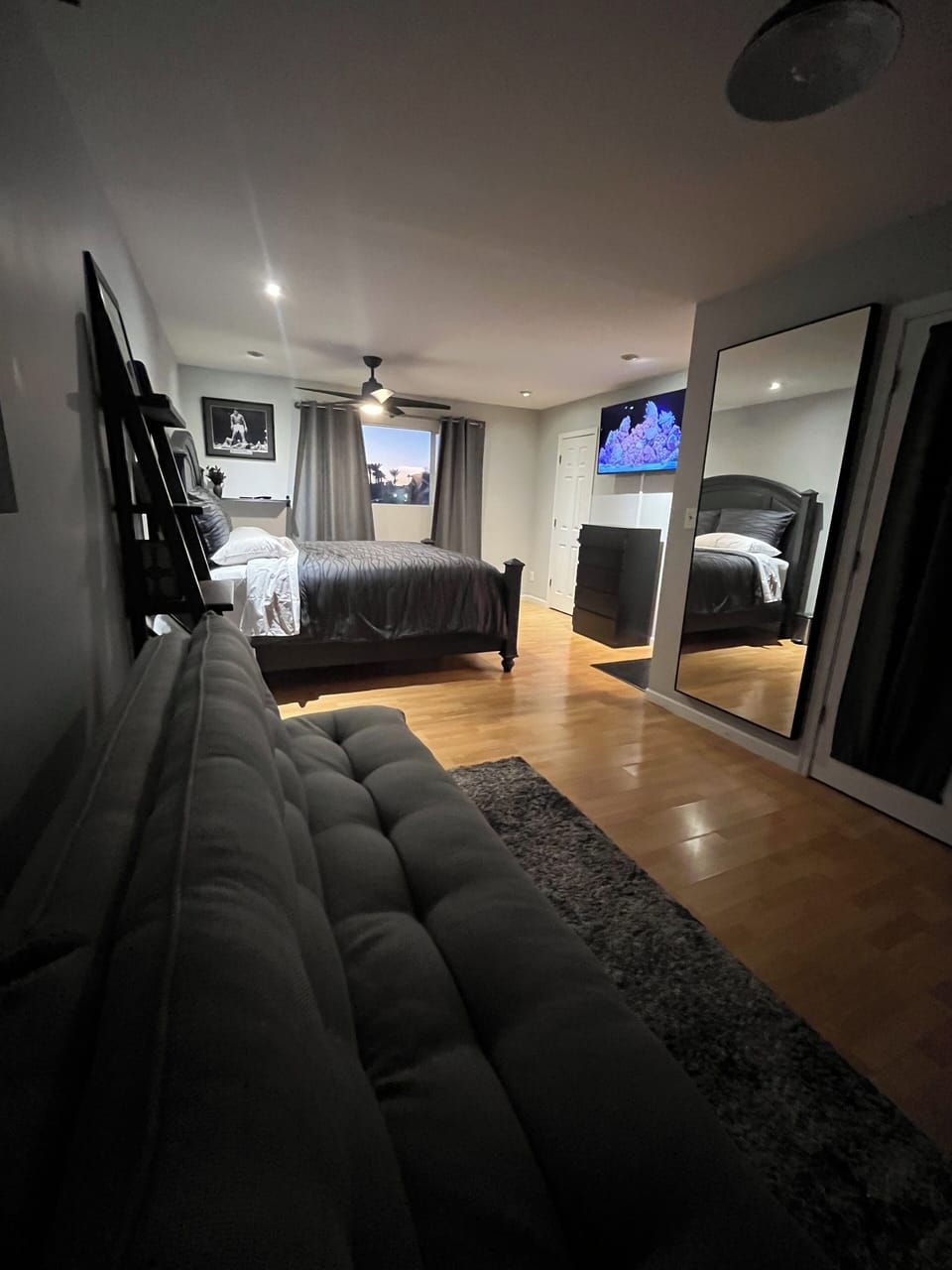 oversized master bedroom