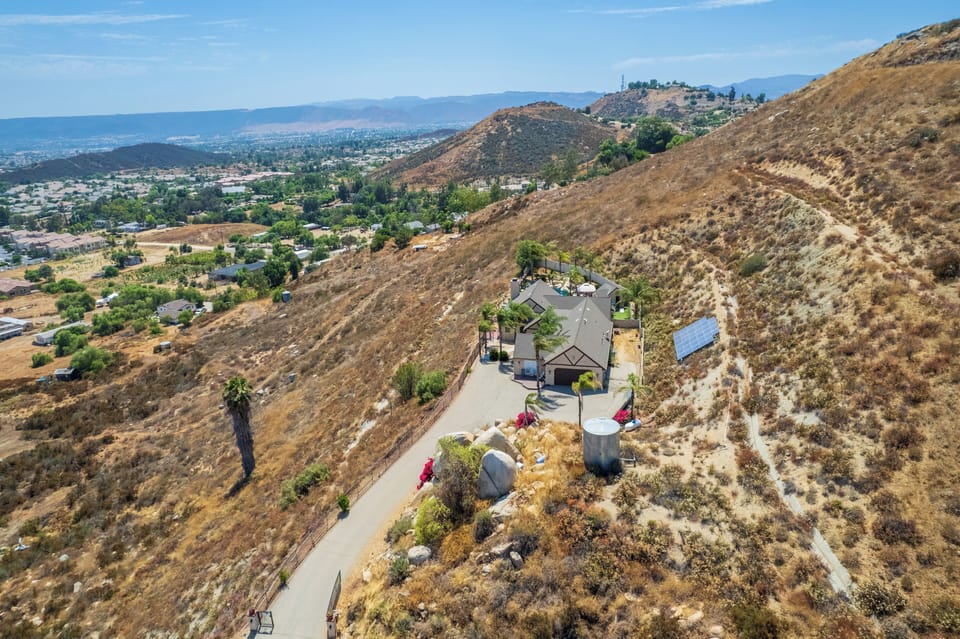 Hilltop view but still close to everything
