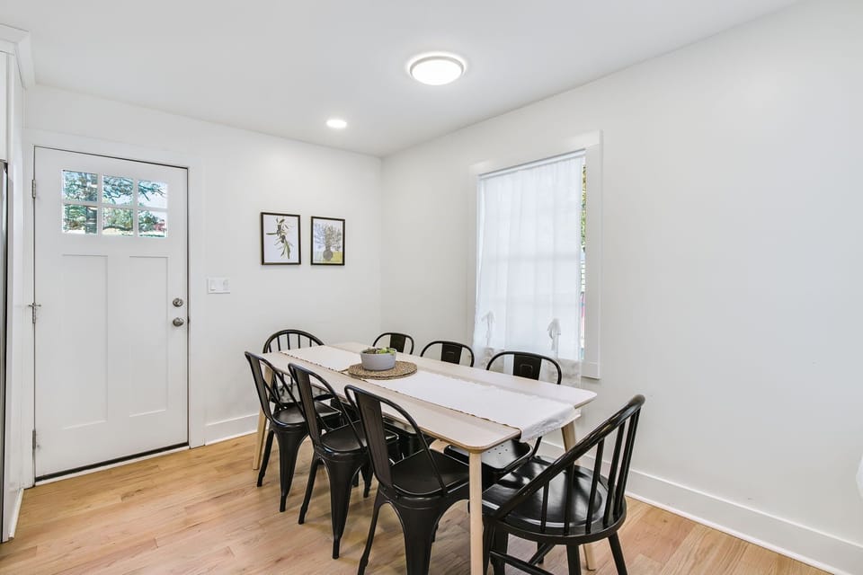 Family Dinners, Made Easy: Our dining area is perfect for family meals and gatherings.