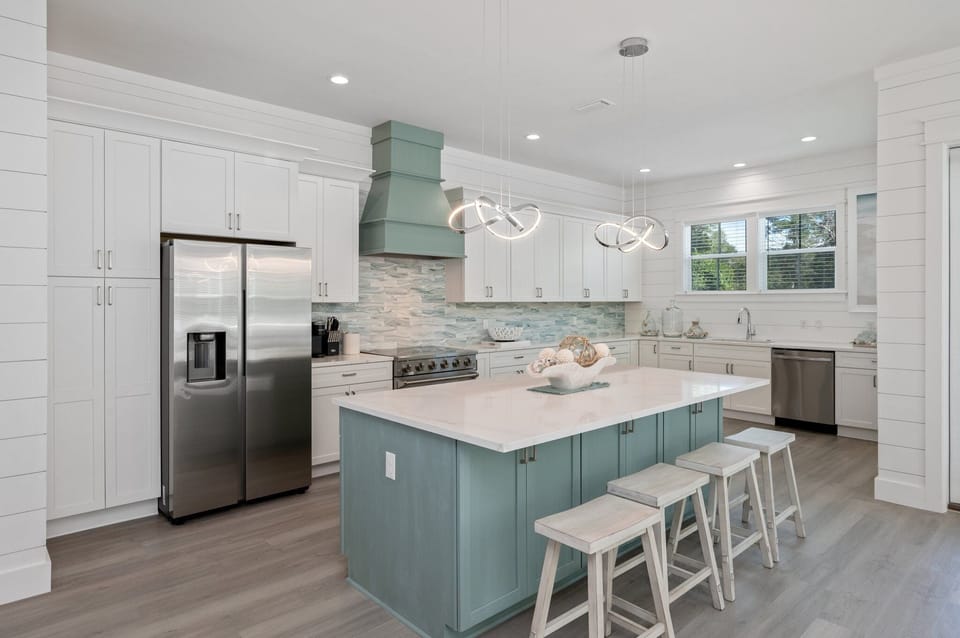 Put your cooking skills on display with Symphony's fully stocked kitchen!