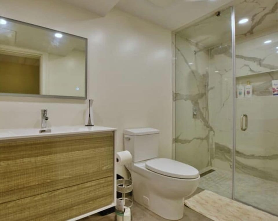 FULL BATHROOM WITH WALK IN SHOWER