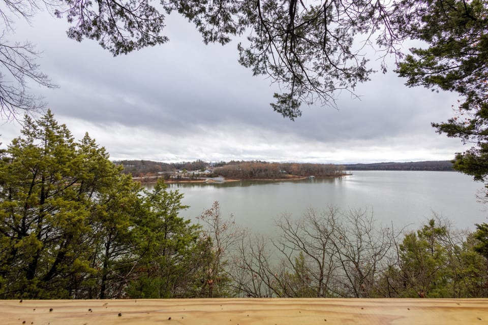 New enlarged deck space for your lake viewing pleasure!