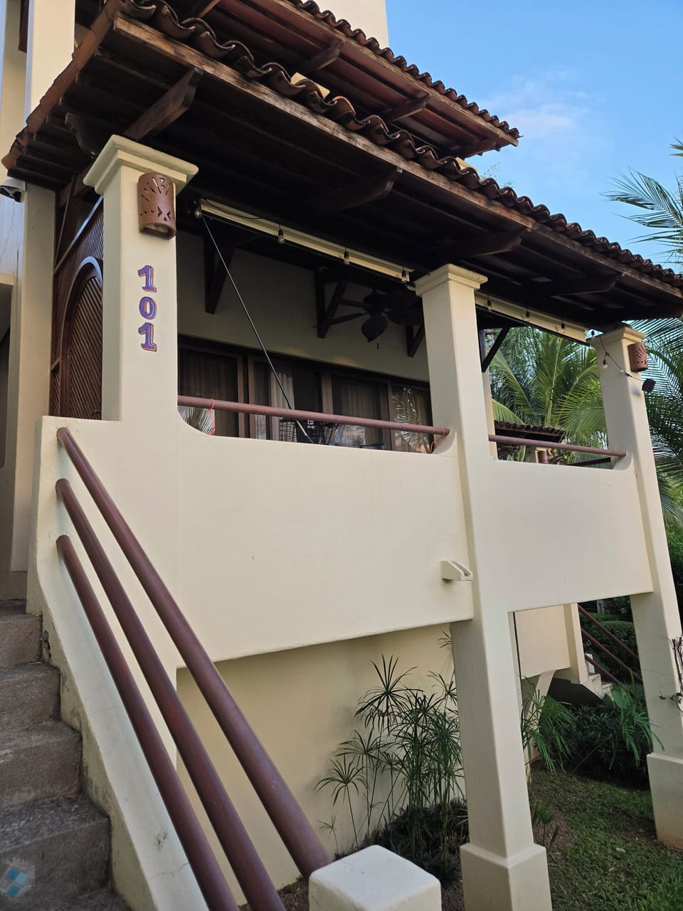 Front side view