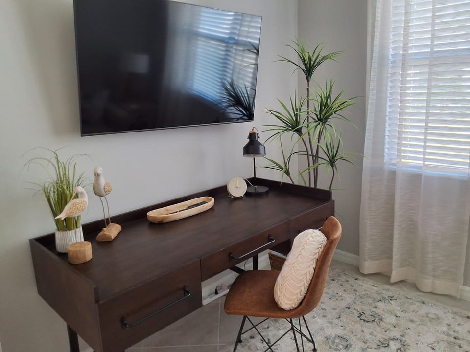 Desk if you need to work while on vacation. 