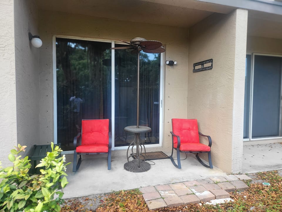 Backyard patio