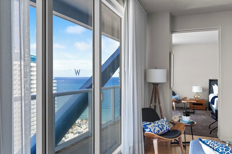 Living room Ocean Views
