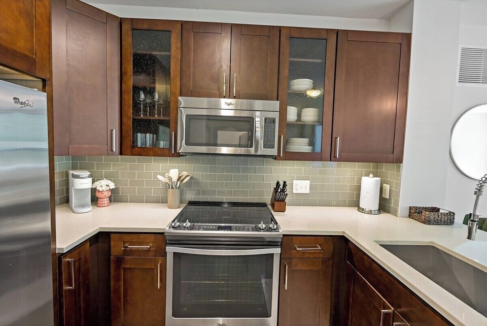 Wake up and indulge in a soothing hot coffee, Keurig pods provided with every stay. 
