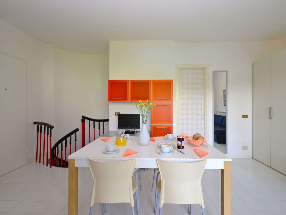 Interior Design, Furniture, Flooring, Wood, Floor, Ceiling, Room, Chair, Orange, Lighting