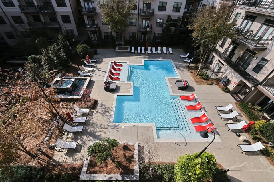 Experience the elegance of our massive pool, designed for luxurious relaxation and unforgettable moments. 