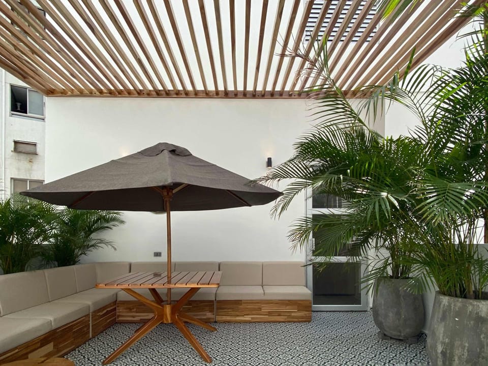 Modern terrace