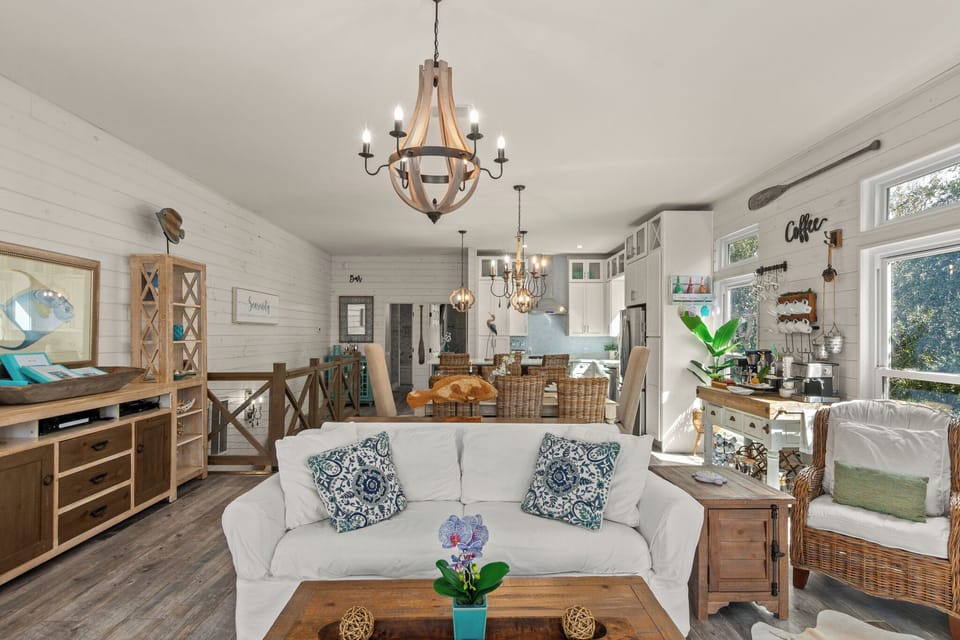 Relaxing Living Room Area for Cozy Lounging and Sleeper Couch 5