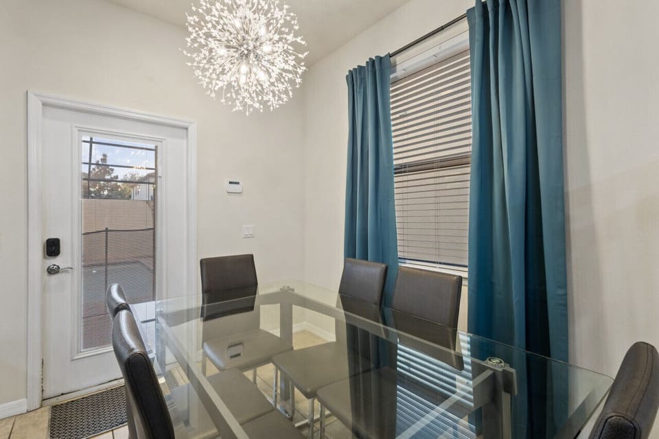Dine your home cooked meal in our dining area