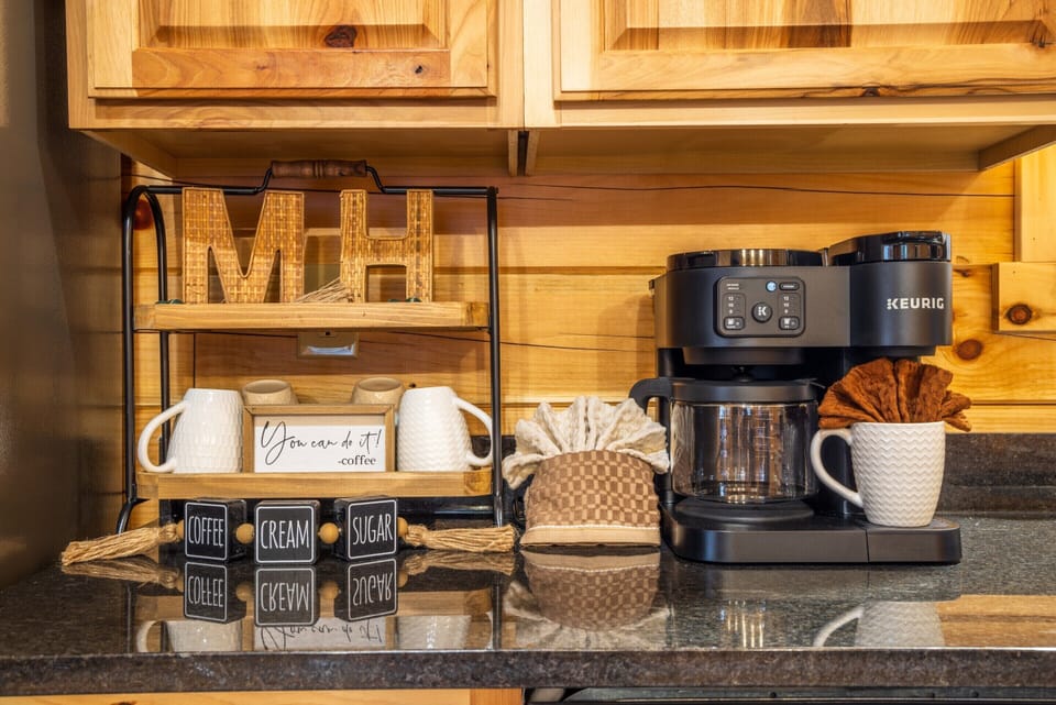 Coffee Maker Section Details - Maple Hill Retreat