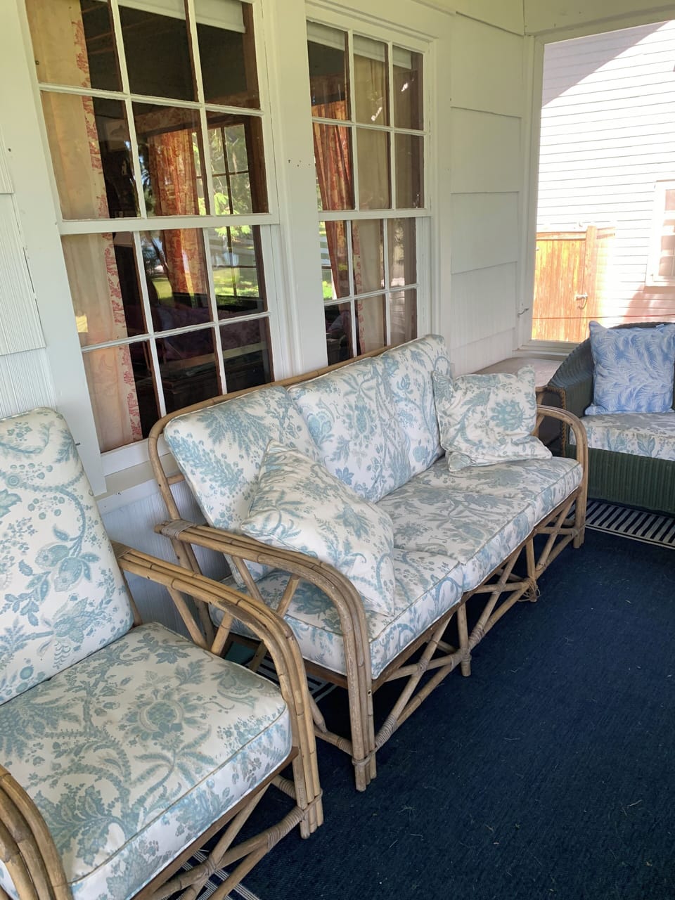 Porch sitting area main cottage
