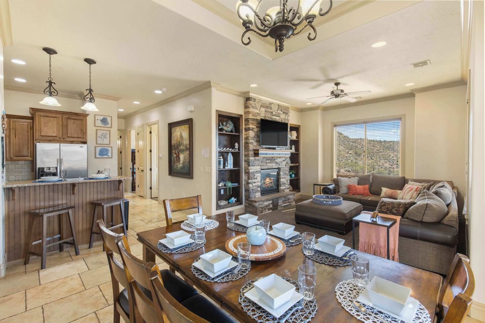 Enjoy the breezy, open layout of the main living/dining & kitchen spaces